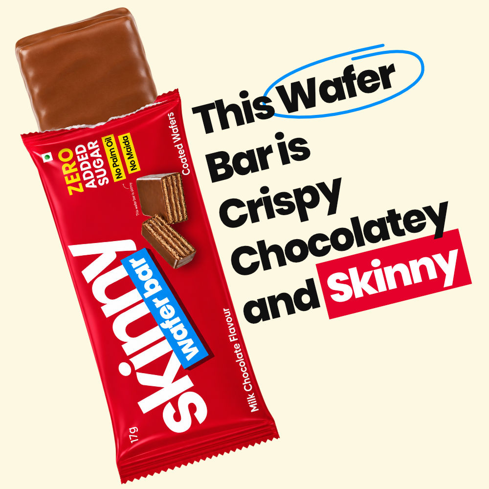 Skinny Wafer Bar - Sugar Free Choco Wafer Bar