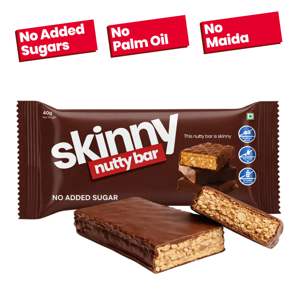 Skinny Nutty Bar - Sugar Free Peanut Wafer Bar