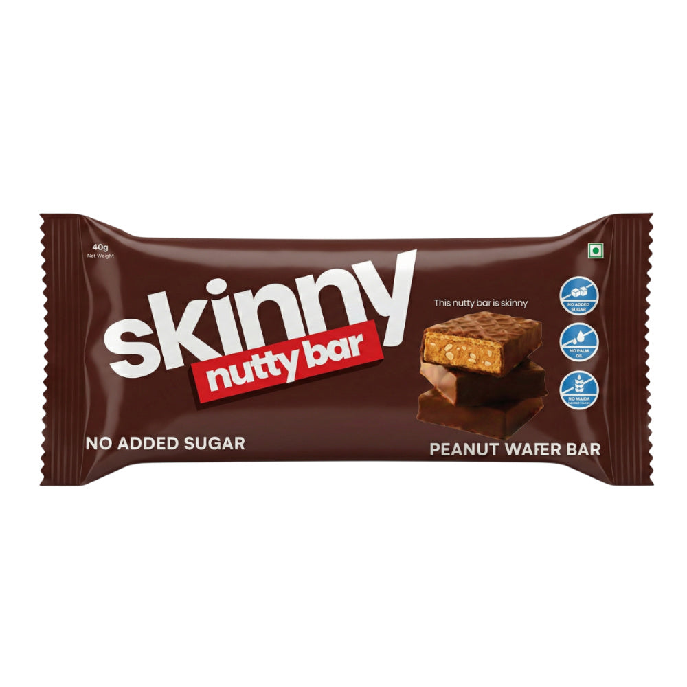 Skinny Nutty Bar - Sugar Free Peanut Wafer Bar